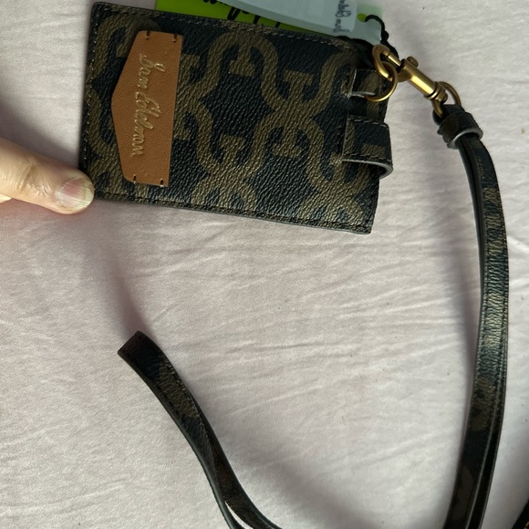SAM EDELMAN signature Monogram Lanyard Card Holder - Picture 6 of 9